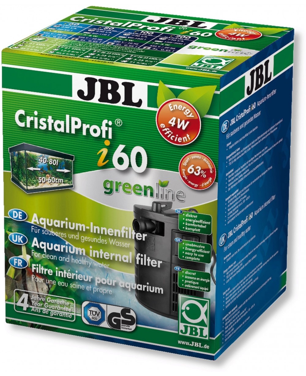 JBL CristalProfi i60 GREENLINE-вътрешен филтър за аквариум. до 80л.