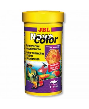 JBL NOVOCOLOR - ХРАНА ЗА ПОДСИЛВАНЕ НА ЦВЕТОВЕТЕ НА ДЕКОРАТИВНИТЕ РИБКИ - ЛЮСПИ 250МЛ.