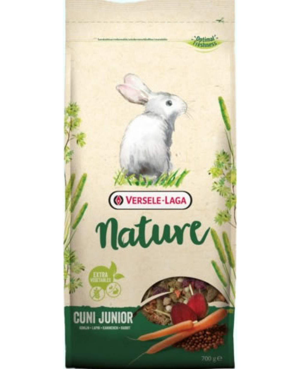 ХРАНА ЗА МАЛКИ ЗАЙЧЕТА - CUNI NATURE  JUNIOR 0.7кг.