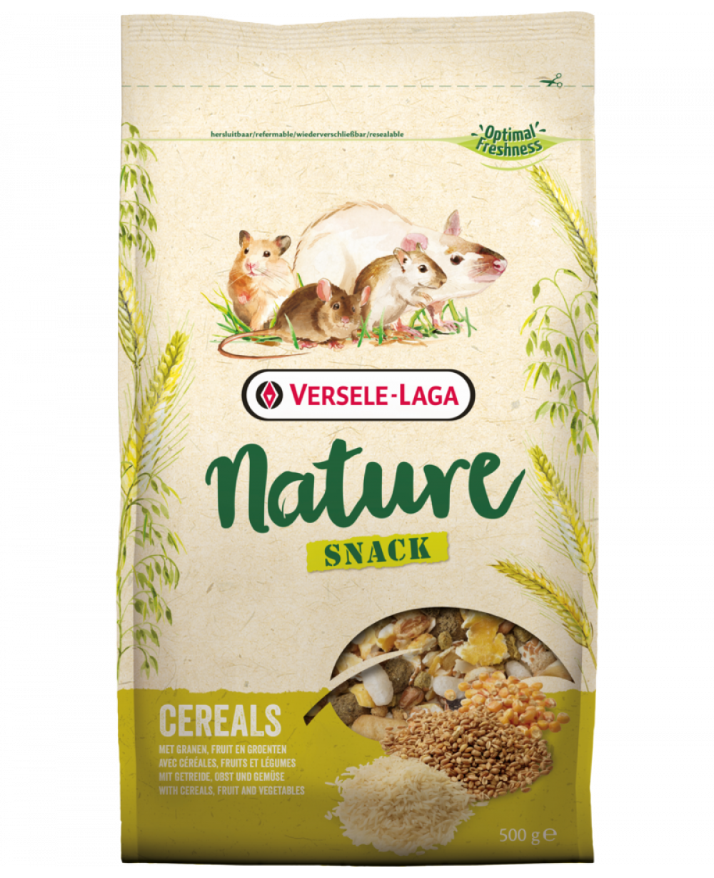 ХРАНИТЕЛНА ДОБАВКА ЗА ДРЕБНИ ЖИВОТНИ - SNACK NATURE - CEREALS 