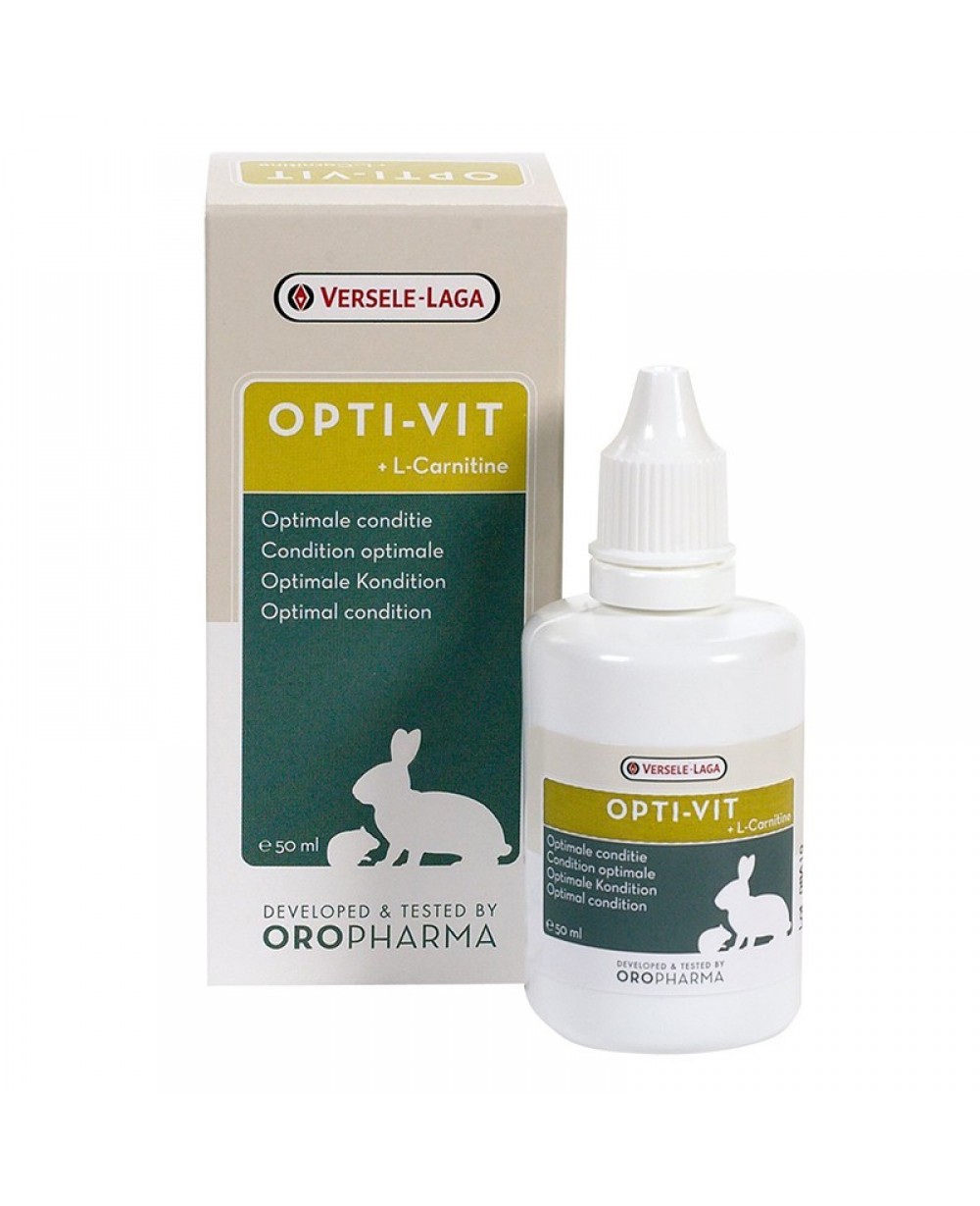 ВИТАМИНИ КОМПЛЕКС ЗА МАЛКИ ЖИВОТНИ - ОPTI-VIT 50мл.