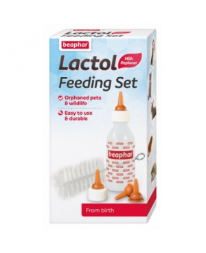 Beaphar Lactol Feeding Set - Комплект за кърмене, подходящ е за кучета, котки и дребни животни.