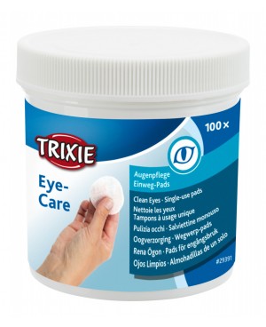тампони за почистване на очи за кучета и котки -Trixie 100бр.