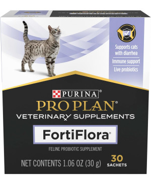FortiFlora  Purina Pro Plan Veterinary Diets - пробиотик за котки  30х1гр.