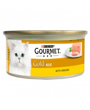 GOURMET GOLD - консерва за котка пастет с пиле 85гр. -24бр.