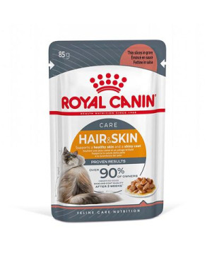 ROYAL CANIN Hair & Skin Care - КОЖА И КОЗИНА ПАУЧ 12бр.х85гр.