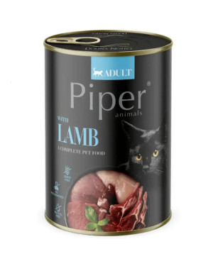 Консерва за котки PIPER Lamb 400 гр. - с агнешко, БЕЗ зърно