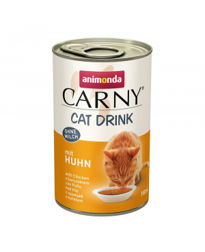 Carny Cat Drink с пиле - вкусна напитка с фини нишки от месо, без мляко, зърно и соя 140ml.