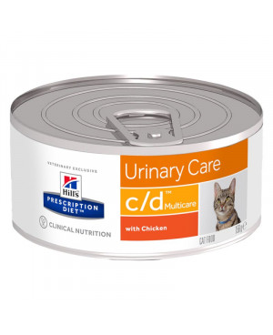 Консерва за котки - Hill's Feline c/d 24x156гр. при струвитни, оксални и фосфатни уролити