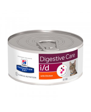 Консерва за котки - Hill's Feline i/d AB+ 24x156гр. при чревни разстройства, повръщане и др.