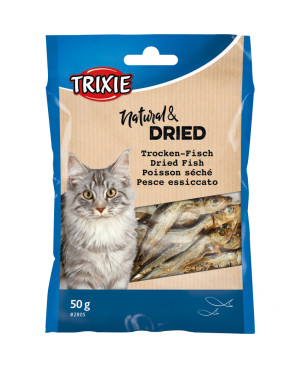Лакомство за коте  - Trixie - сушени рибки 50гр.