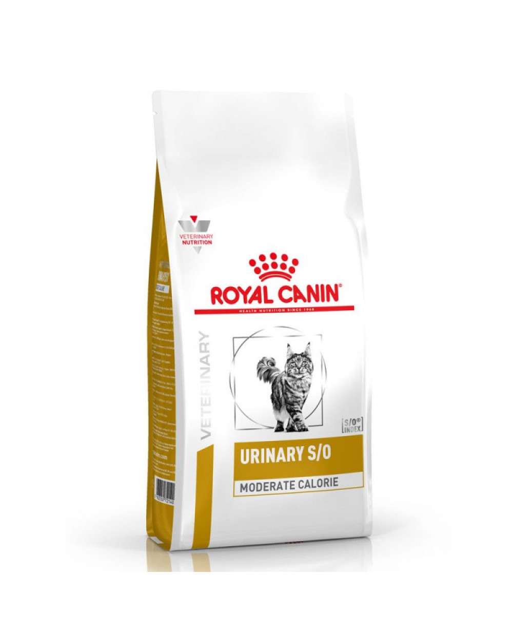 Суха храна за котки - Royal Canin Veterinary Diet Urinary S/O Moderate Calorie Cat - 1.5кг.