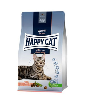 Суха храна Happy Cat Culinary Adult Atlantic Salmon за котки, със сьомга, 10 kg.