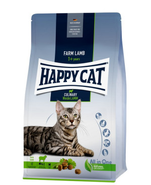 Суха храна Happy Cat Culinary Adult Pasture-raised Lamm за котки, с агне, 10 kg.