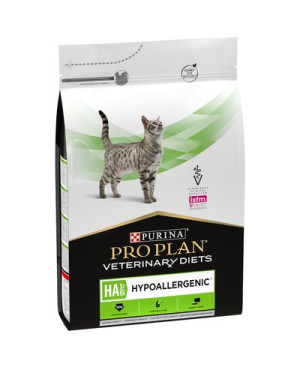 СУХА ХРАНА за котки Pro Plan Veterinary HA-Hypoallergenic при хранителна непоносимост 1.3кг.