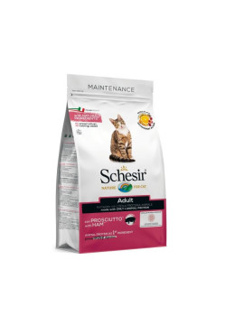 Schesir Adult Ham суха храна с прошуто за израснали котки 1.5кг.