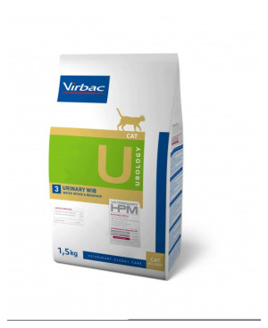 Virbac HPM Diet Cat Urology WIB U3 1.5кг.