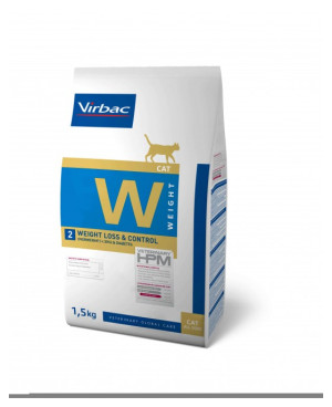 Virbac HPM Diet Cat Weight Loss & Control W2 7кг.