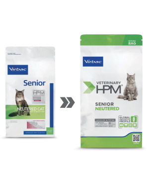Virbac Senior Neutered cat, храна за кастрирани възрастни котки над 10 годишна възраст 7кг.