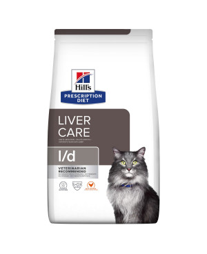 Суха храна за котки - HILL'S Feline l/d 1.5кг. при хронична чернодробна недостатъчност