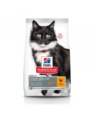 Суха храна за котки Hill's Feline Mature Adult Sterilized с пилешко 1.5кг.