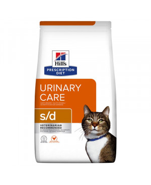 HILL'S Feline s/d Urinary Care 3кг. - храна за бързо разтваряне на струвитни уролити