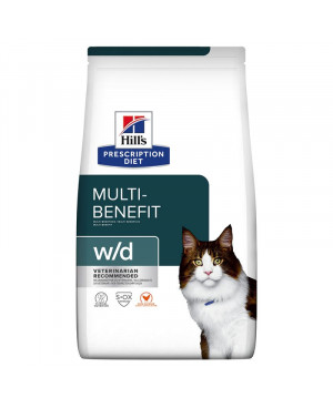HILL'S Feline w/d 3кг. за състояния, като колит, запек, мегаколон и поддържане на тегло