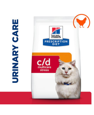 Hill´s Feline C/d Urinary Stress 8кг.за профилактика на уролити и за котки страдащи от цистит 