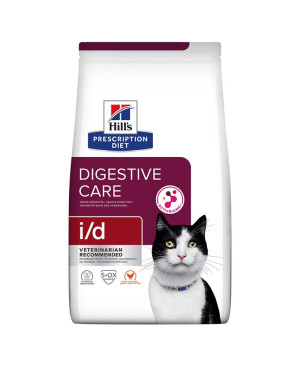 Суха храна за котки - HILL'S Feline i/d Digestive Care 8кг. при остри чревни разстройства