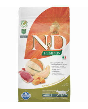 N&D Cat Pumpkin Duck & Cantaloupe 5кг. с патешко, тиква и пъпеш.