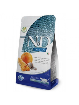 N&D Cat Ocean Herring, Pumpkin & Orange 5кг. с херинга, тиква и портокал.