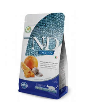N&D Cat Ocean Herring, Pumpkin & Orange 5кг. с херинга, тиква и портокал.