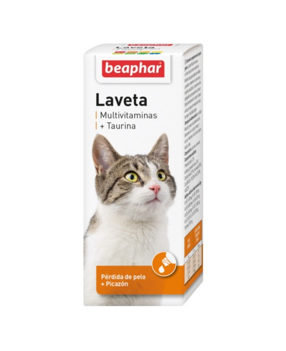 Beaphar Laveta Super Multi-Vit Cat – витамини за котки, за козина и срещу косопад, 50мл.