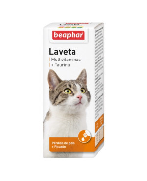 Beaphar Laveta Super Multi-Vit Cat – витамини за котки, за козина и срещу косопад, 50мл.
