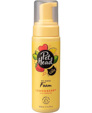 Сух Шампоан Pet Head Felin' Good, Пяна, без отмиване с лимон 200 ml.