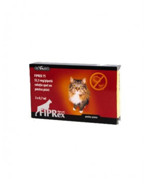 Fiprex- препарат против бълхи и кърлежи за котки, 1 пипета