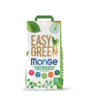 MONGE EASY GREEN 100% ECOLOGICAL – РАСТИТЕЛНА ТОАЛЕТНА ЗА КОТКИ, ПОРЧЕТА И ВЛЕЧУГИ 10л.
