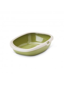 открита тоалетна Savic Gizmo Happy Planet L 52x39.5x15см - мока, гранит/зелено