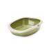 открита тоалетна Savic Gizmo Happy Planet L 52x39.5x15см - мока, гранит/зелено