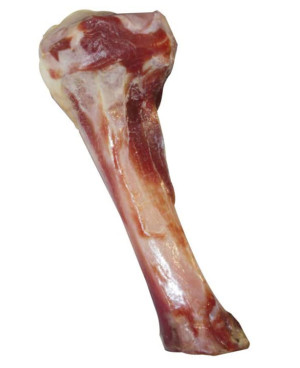 Лакомство за куче  - TRixie Ham Bone - натурална кост с прошуто за едри породи 390гр.