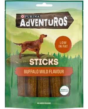 Лакомство за куче AdVENTuROS Sticks с биволско120гр.