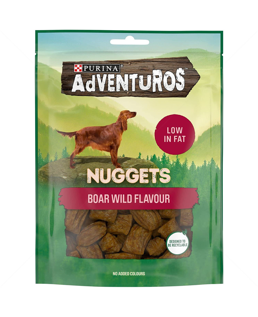 Лакомство за куче  AdVENTuROS Nuggets с глиганско 90гр.