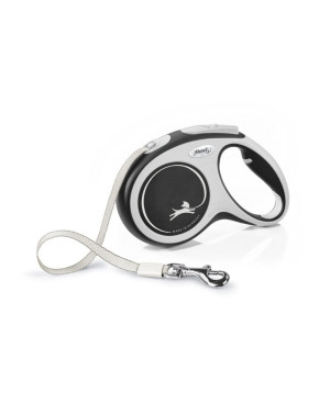 автоматичен повод Flexi comfort XS - 3м. до 12 кг. лента, черен