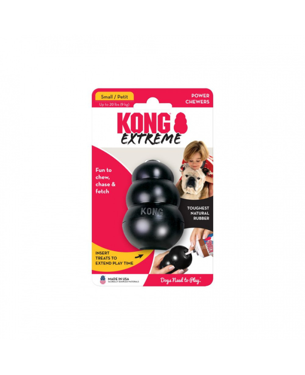 KONG Extreme S - кокал за кучета  от малки породи ,с отвор за лакомства