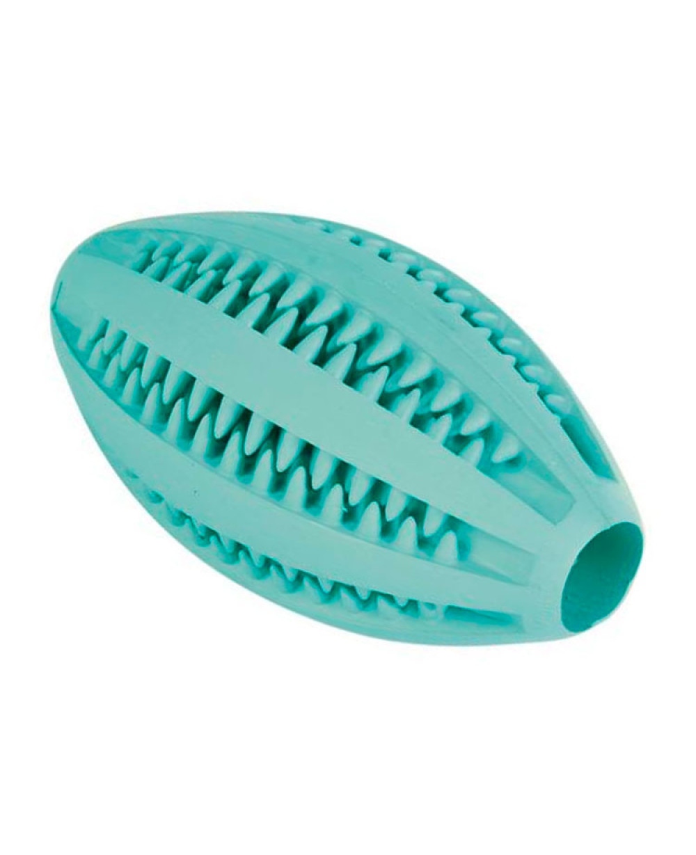 Trixie Denta Rugby Ball -  дентална играчка за кучета масажираща венците, с аромат на мента 