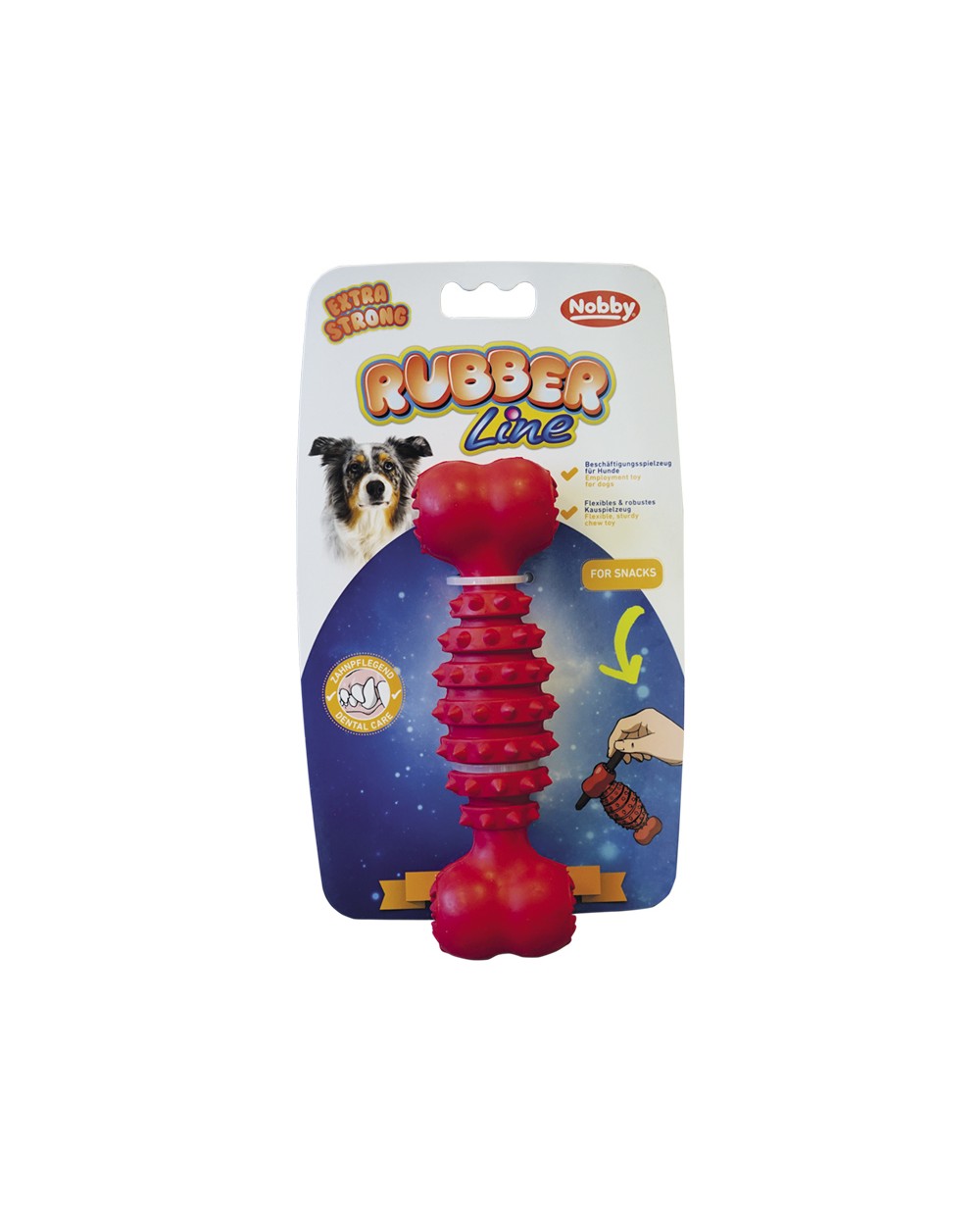 Играчка за кучета  Extra Strong Rubber Line- кокал за лакомства 17см.
