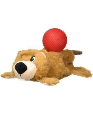 KONG Cozie Pocketz Beaver пухкав бобър с махаща се пищялка 22.86см.