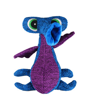 KONG Woozles Blue синьо извънземно от здрав материал и звук 27.9см.