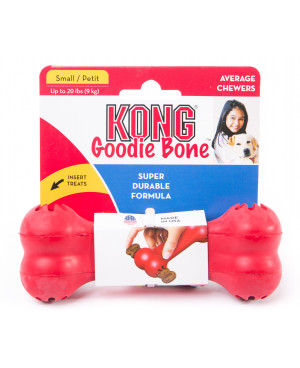 KONG Goodie Bone S- кокал за кучета  от малки породи ,с отвор за лакомства