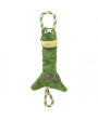 Играчка за кучета с въже Жаба KONG® Tugger Knots® Frog 30см. - Кучета